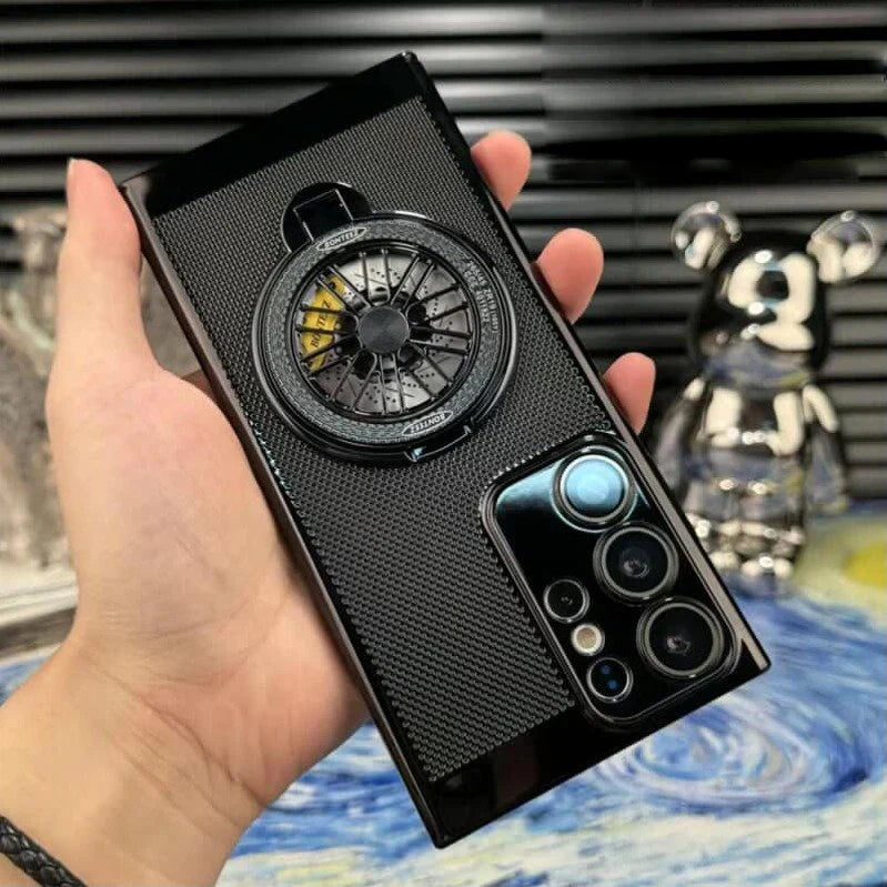Galaxy S Series - Rotating Wheel Stand Case