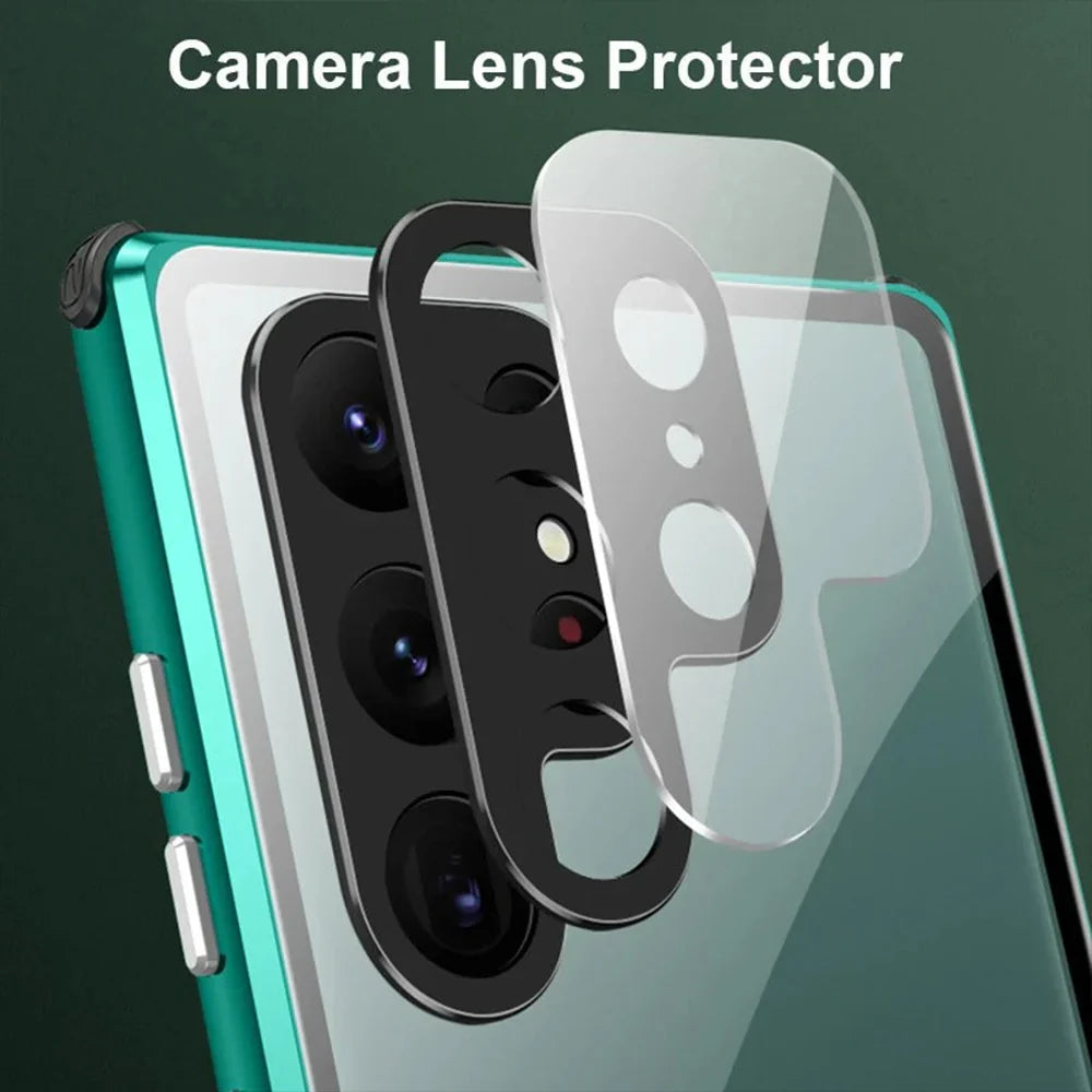Galaxy S Series - Dual Magnetic Glass Case