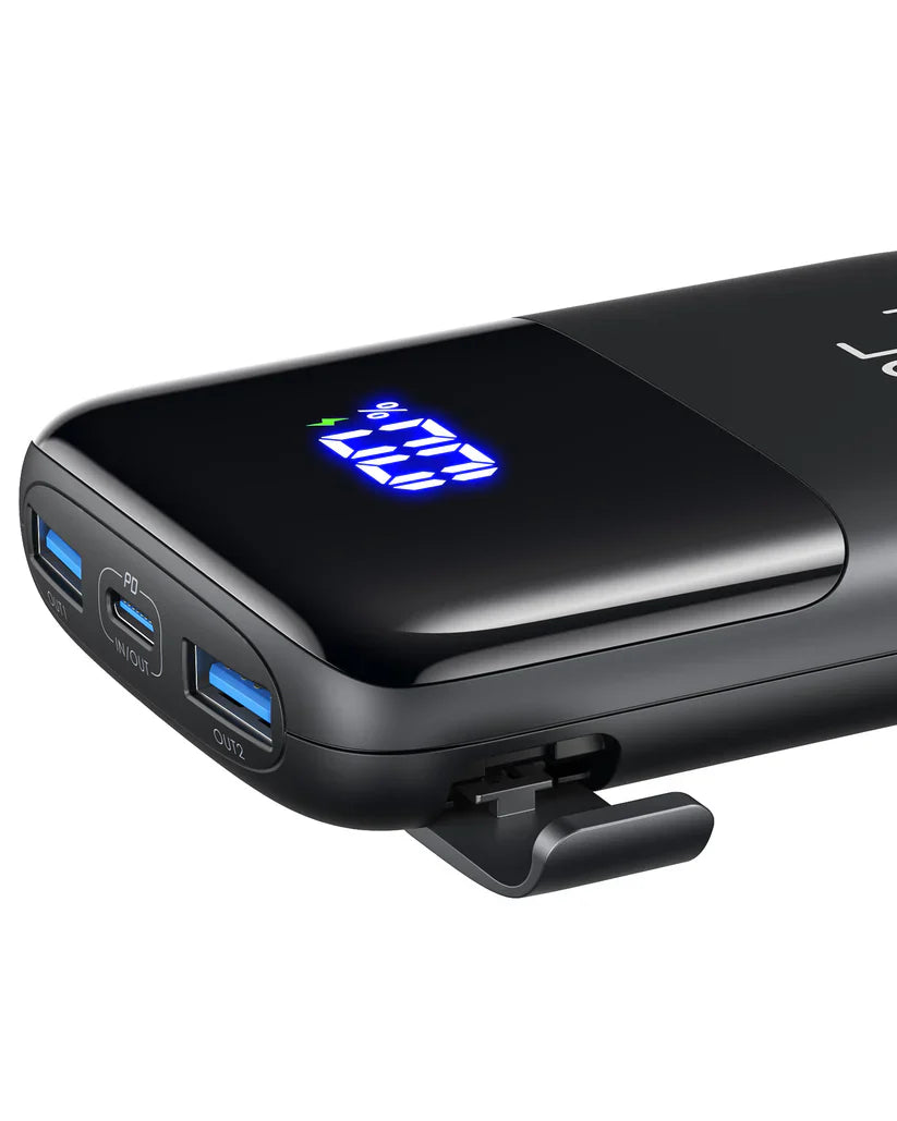 USB C Power Bank 10000mAh, 3-Port Design