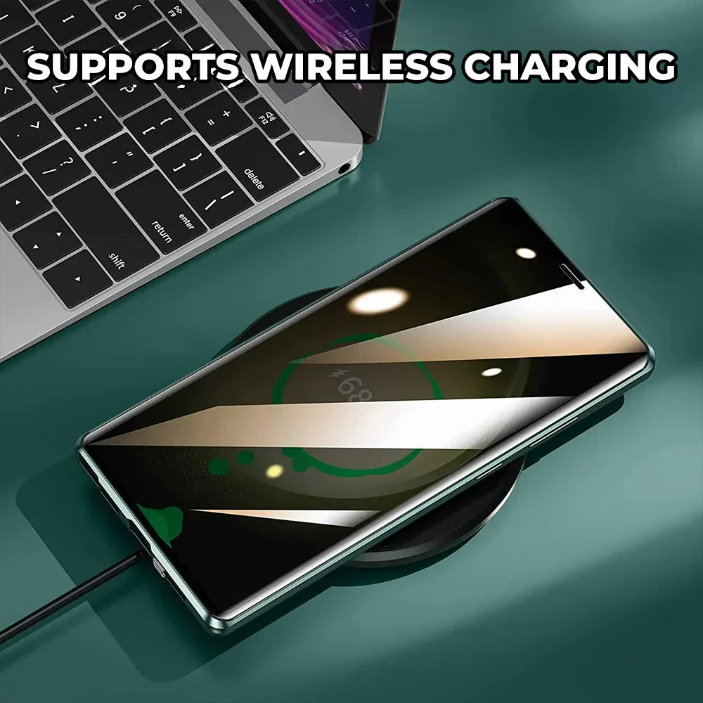 Galaxy S Series - Dual Magnetic Glass Case