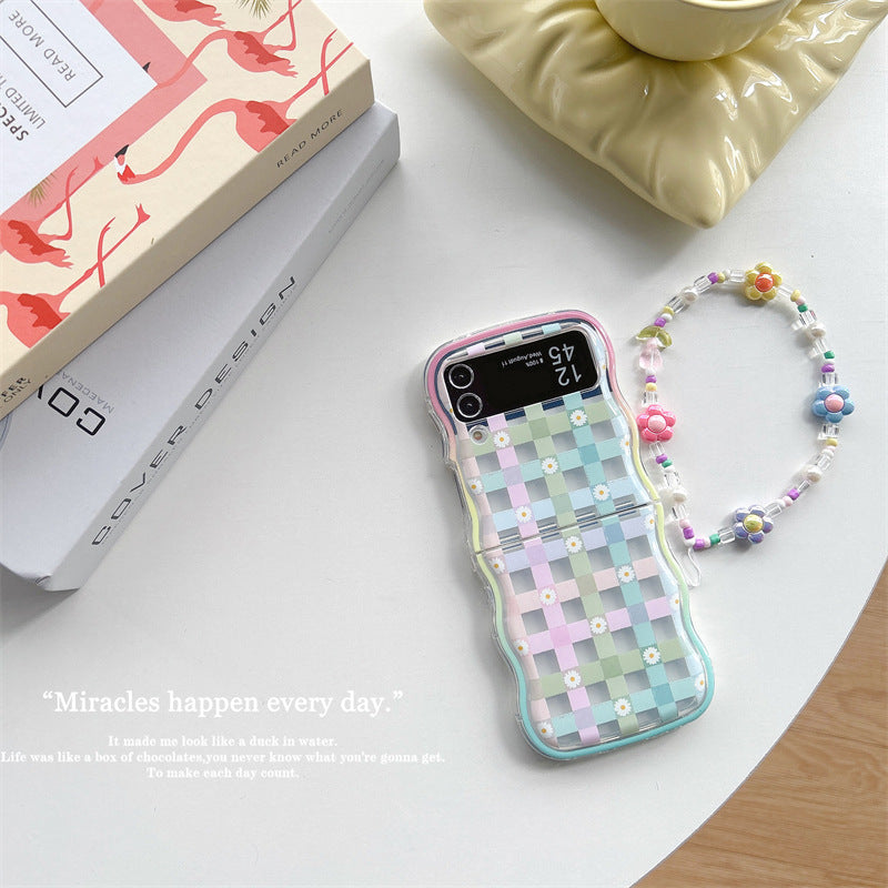 Galaxy Z Flip - Daisy Flower Case With Lanyard