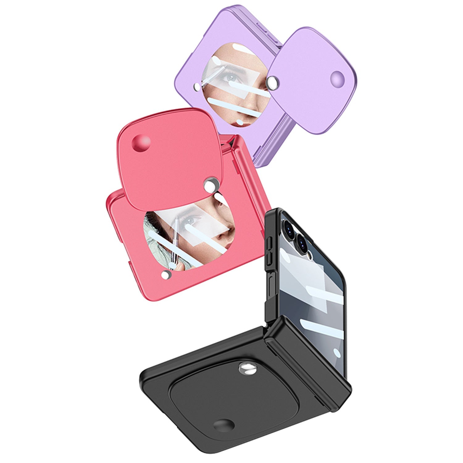 Galaxy Z Flip Series - Ultra-Slim Magnetic Mirror Case