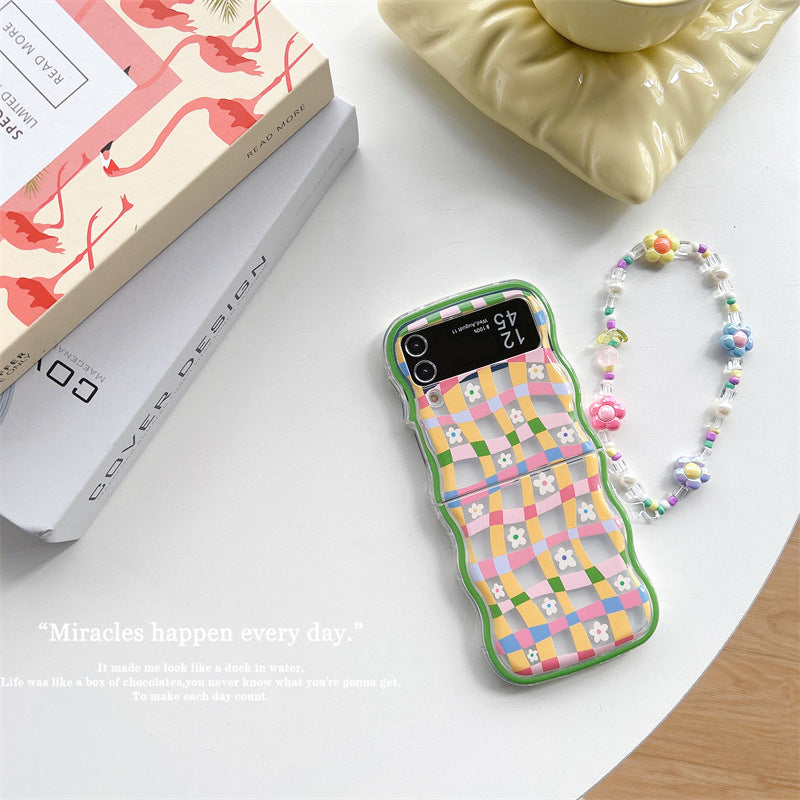 Galaxy Z Flip - Daisy Flower Case With Lanyard